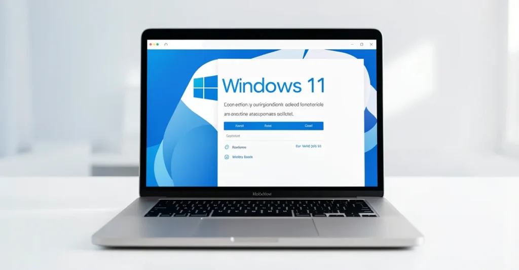 Featured image: Professional featured image for: How to Fix 100% Disk Usage in Windows 10 and Windows 11. Modern lap