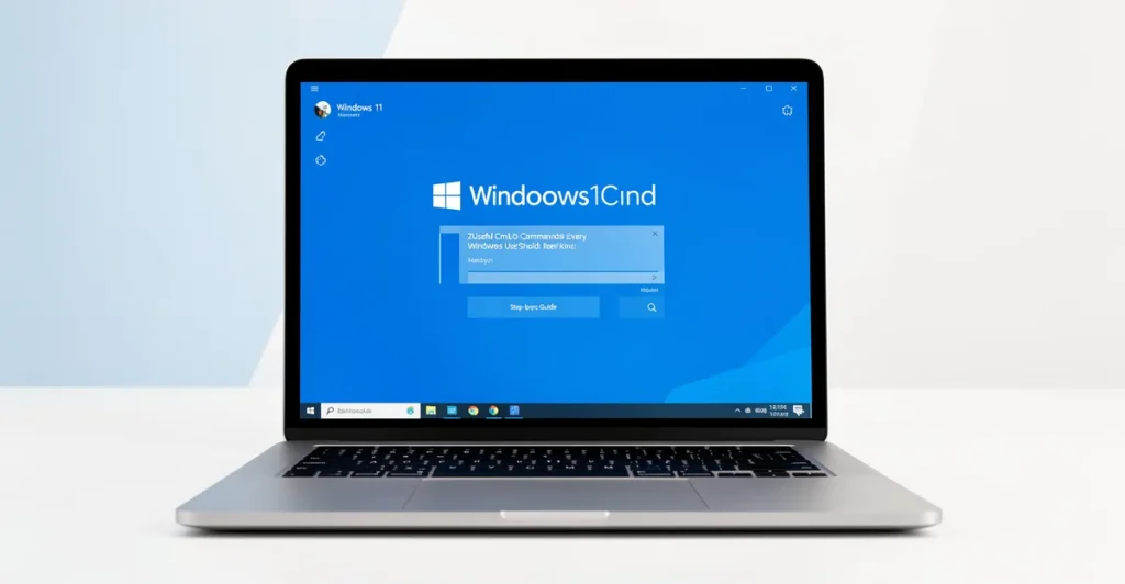 Featured image: Professional featured image for: 25 Useful Cmd Commands Every Windows User Should Know: Step-by-Step