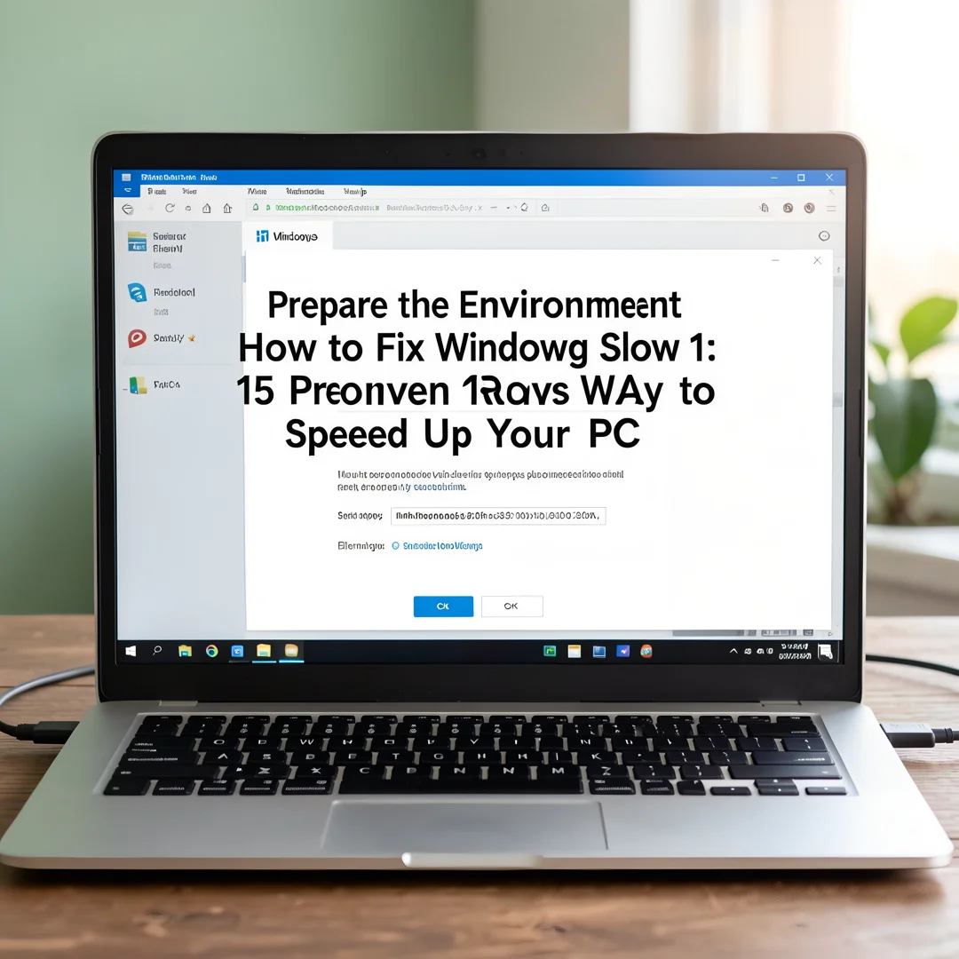 Step 2: Technical tutorial screenshot: Prepare the environment for How to Fix Windows 11 Running Slow: 15 Pr